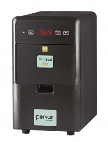 Image: The MiniSeal Plus microplate sealer (photo courtesy Porvair Sciences).